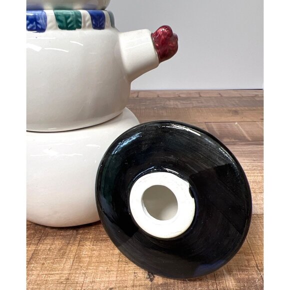 Hallmark SNOWMAN Salt Pepper Cream Sugar Christmas Winter Decoration - Picture 6 of 10